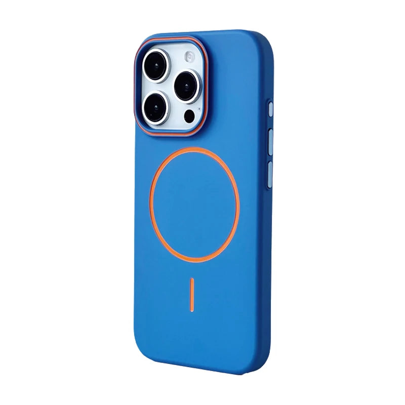 iPhone MagSafe Color-block Matte Case