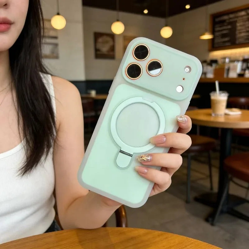 iPhone Magnetic Liquid Silicone Case