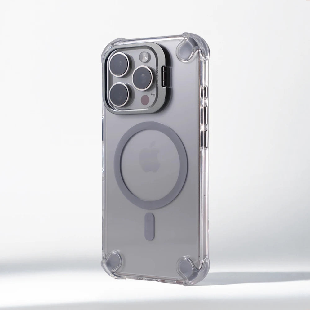 iPhone MagSafe Invisible Lens Stand Case