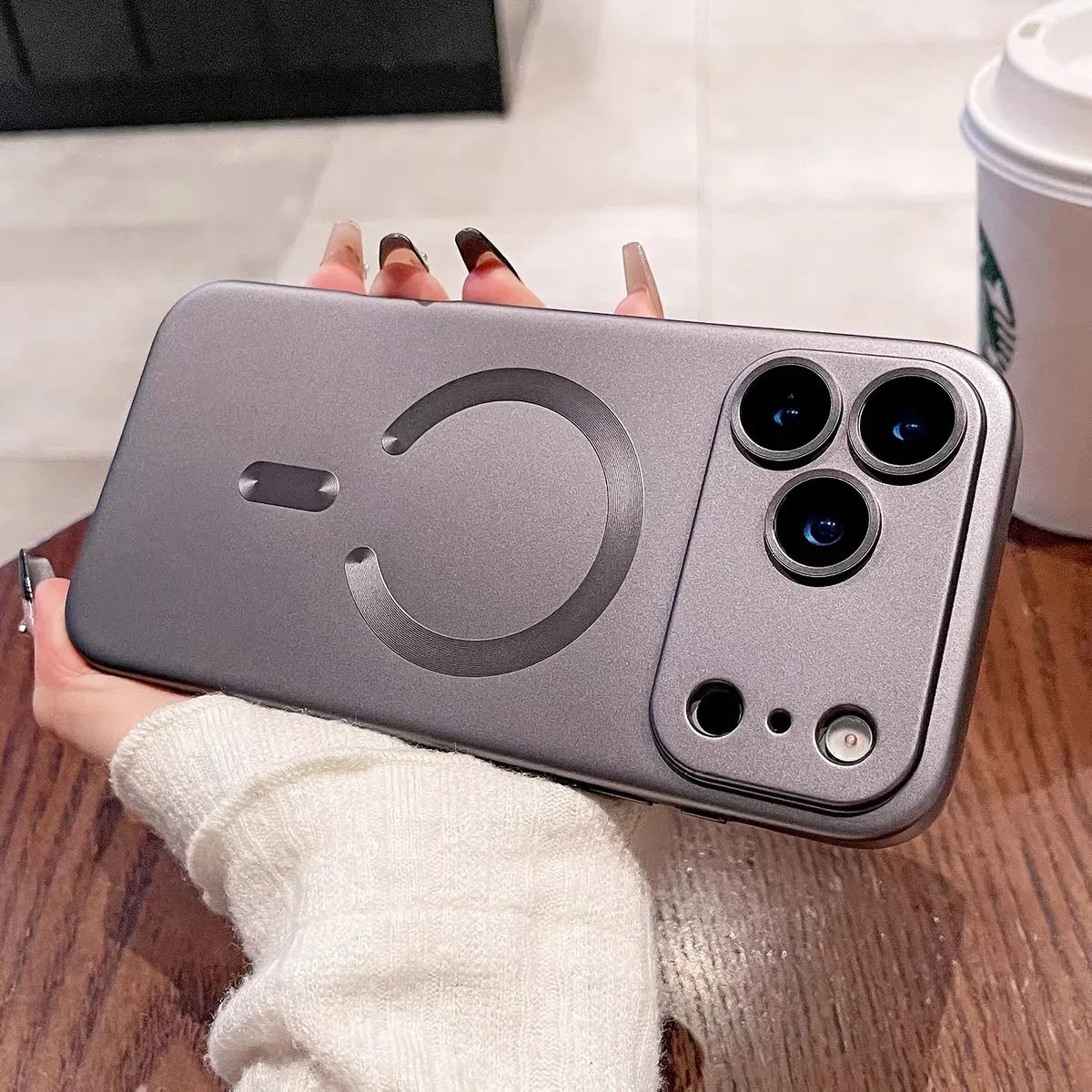 iPhone Metallic Paint Soft TPU Case