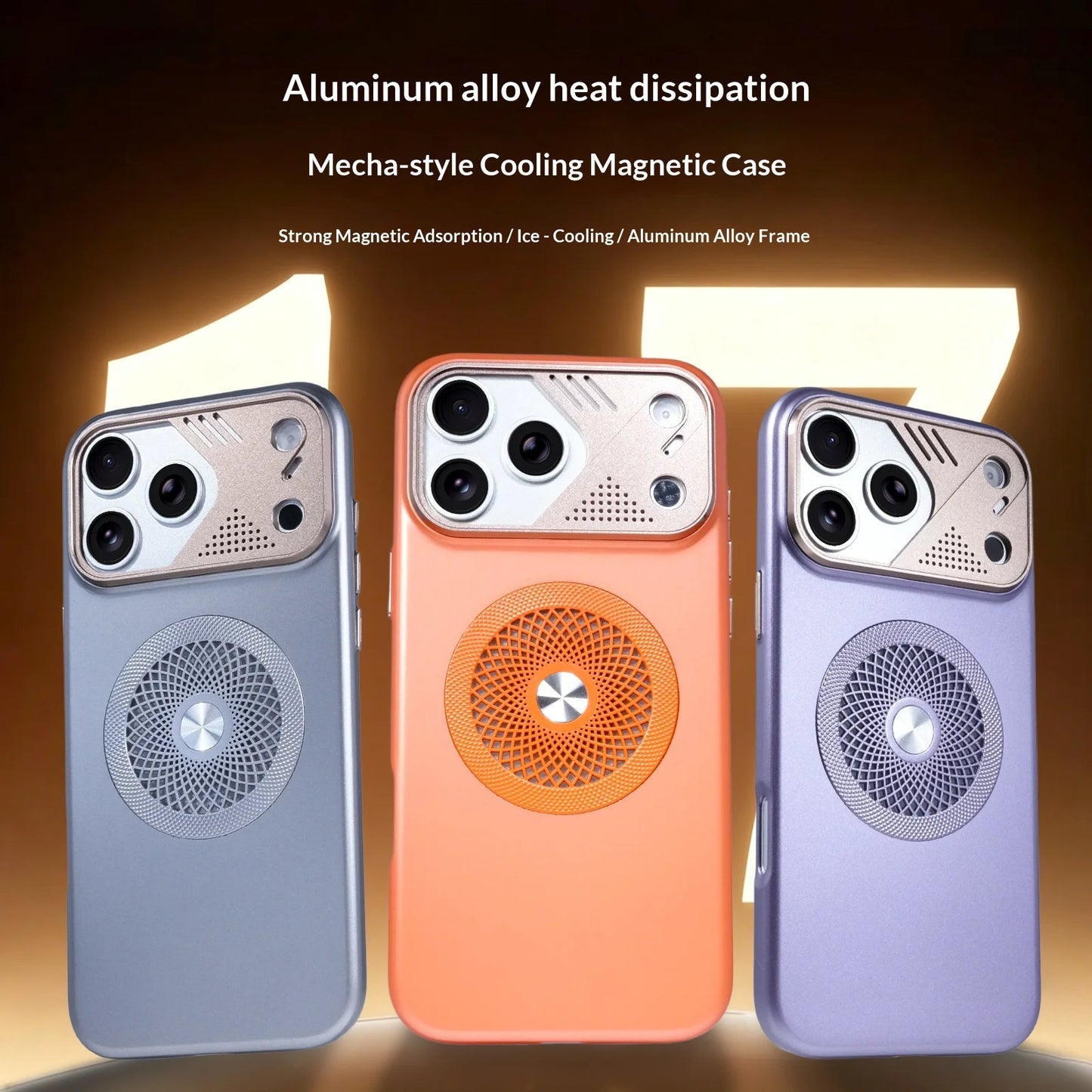 iPhone MagSafe Mecha Heat Dissipation Case