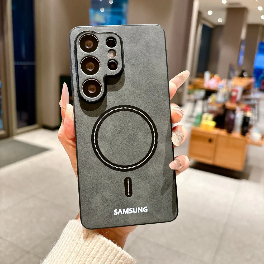 Samsung MagSafe Leather Shockproof Case