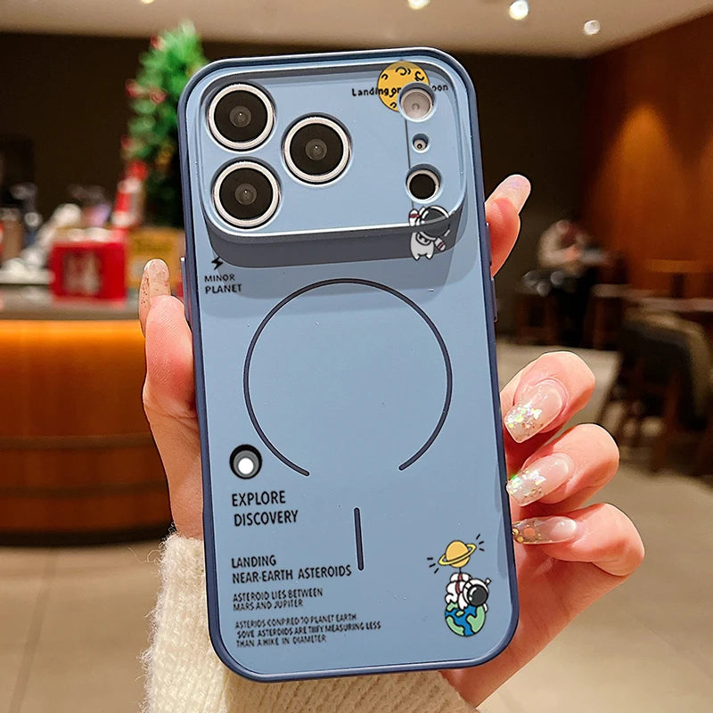 iPhone MagSafe Astronaut Pattern Case