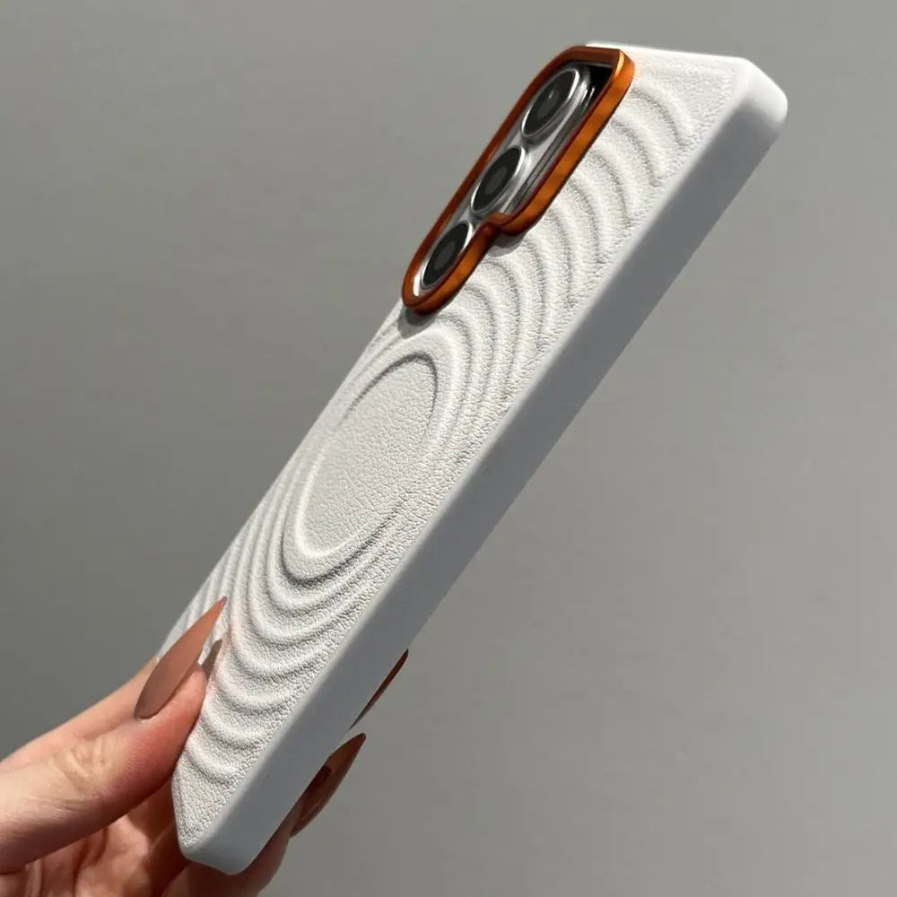 Galaxy Magnetic Ripple Leather Case