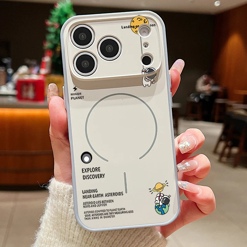 iPhone MagSafe Astronaut Pattern Case