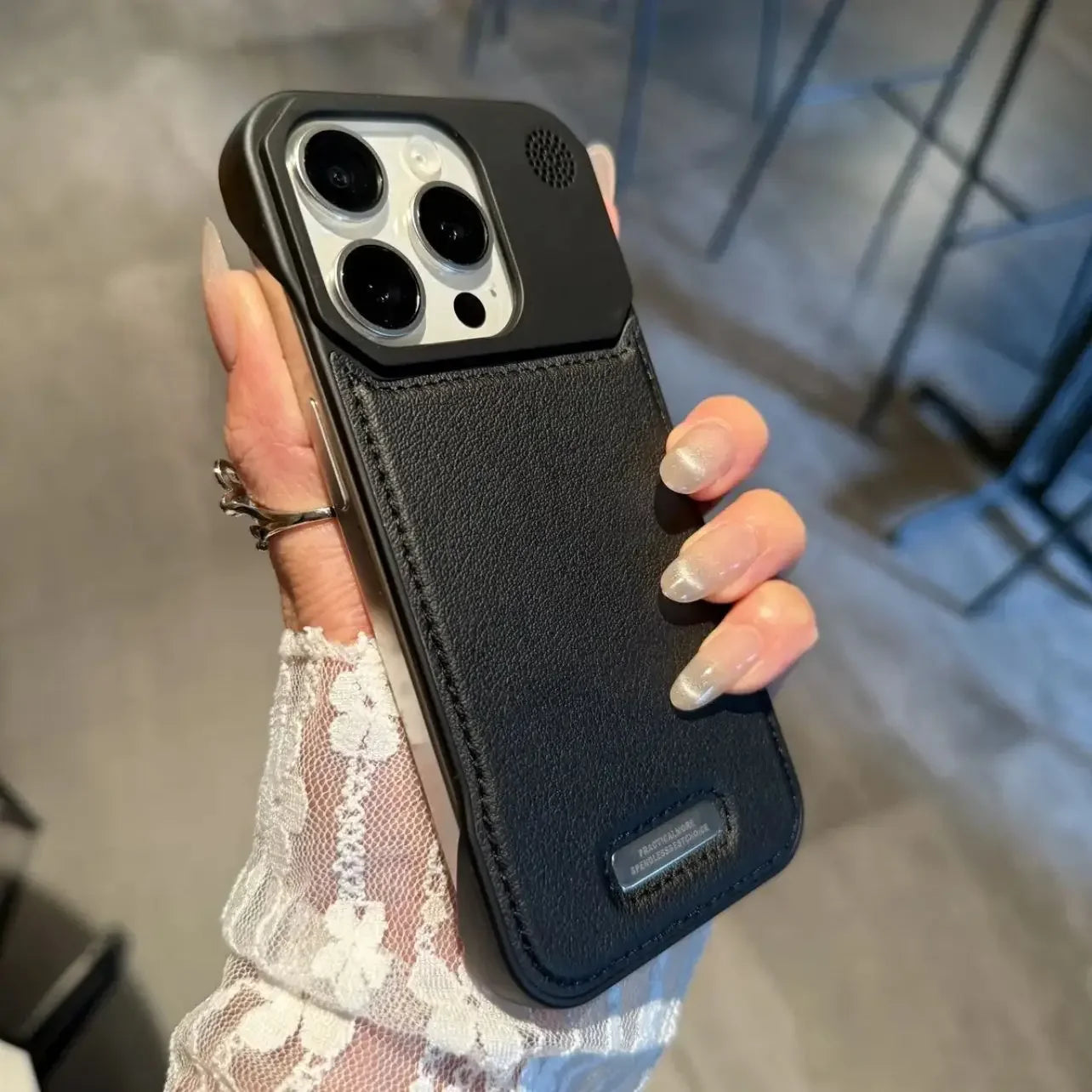 iPhone MagSafe Aromatherapy Leather Case