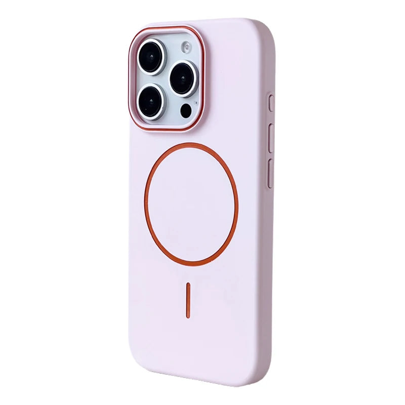 iPhone MagSafe Color-block Matte Case