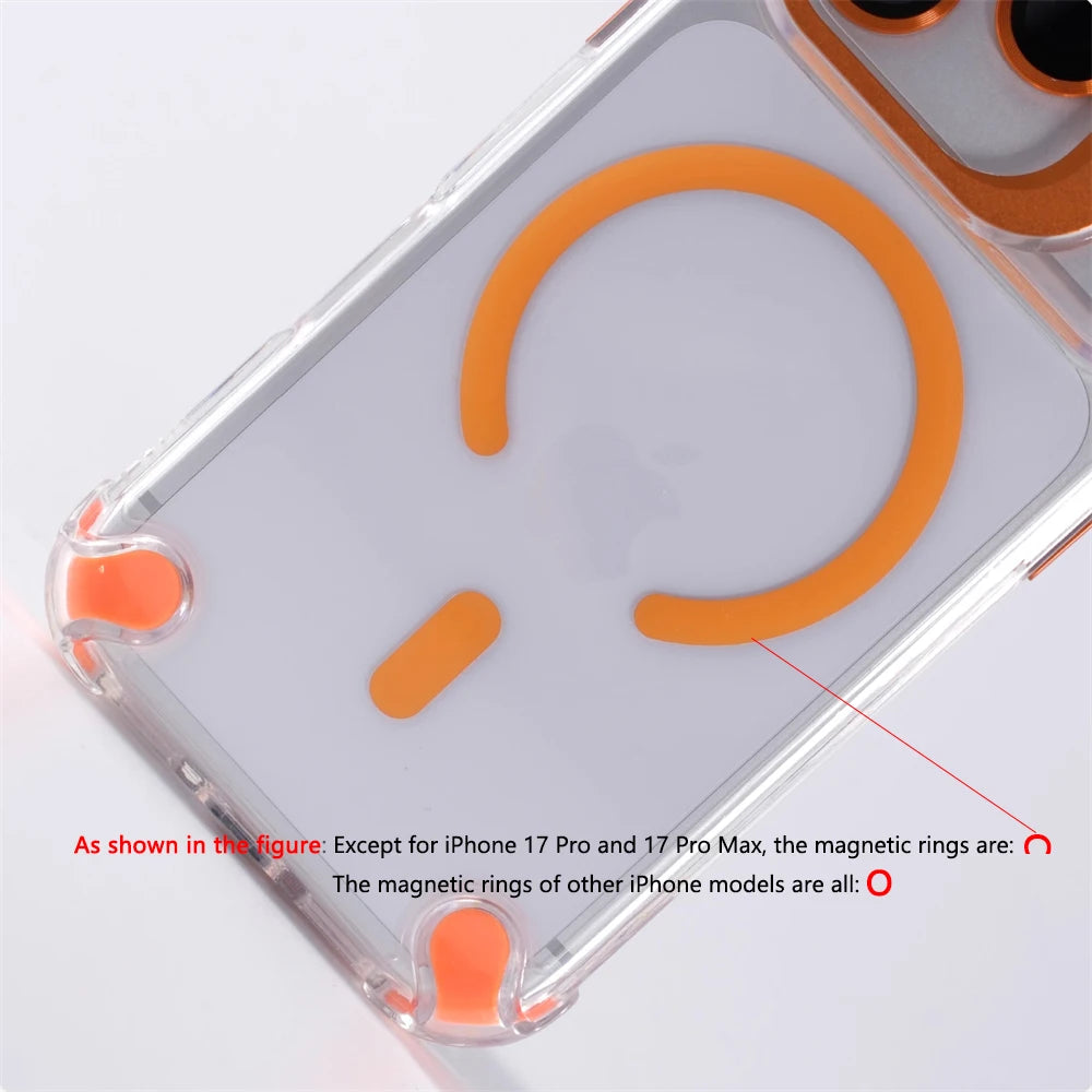 iPhone MagSafe Transparent Glass Case