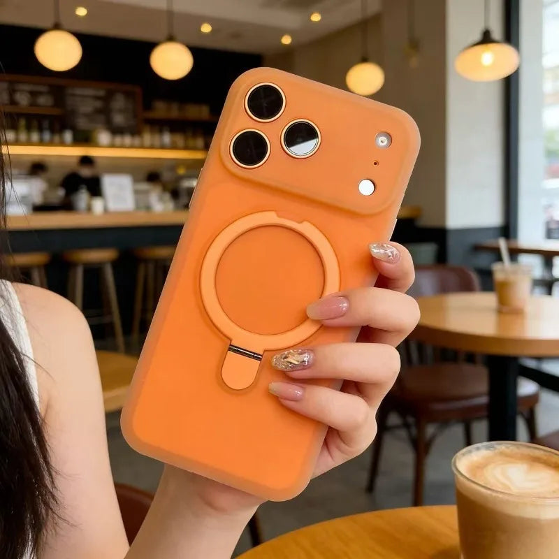 iPhone Magnetic Liquid Silicone Case