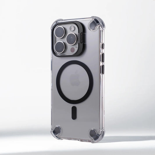 iPhone MagSafe Invisible Lens Stand Case