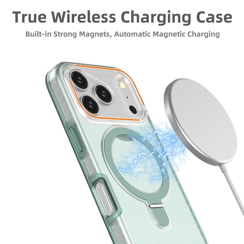 iPhone MagSafe Transparent Stand Case