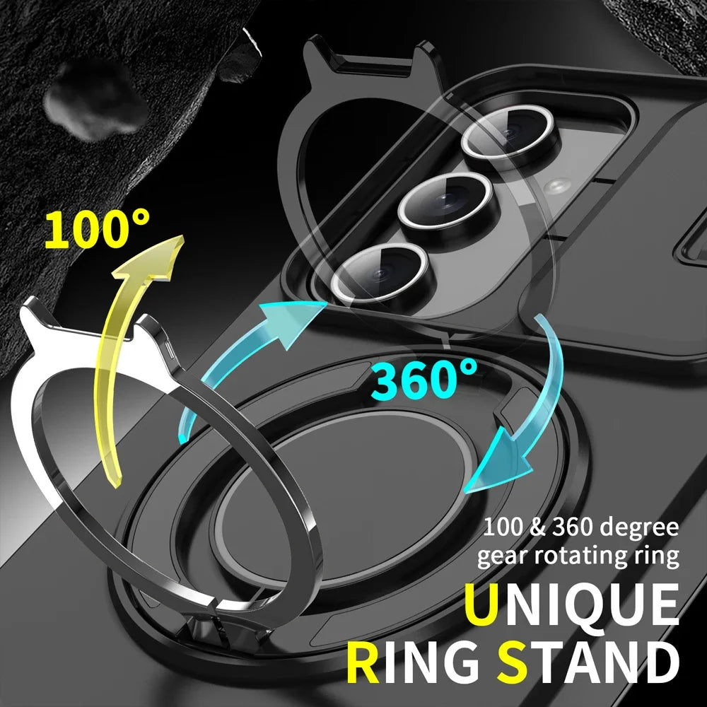 Galaxy Magnetic Armor Slide Camera Case