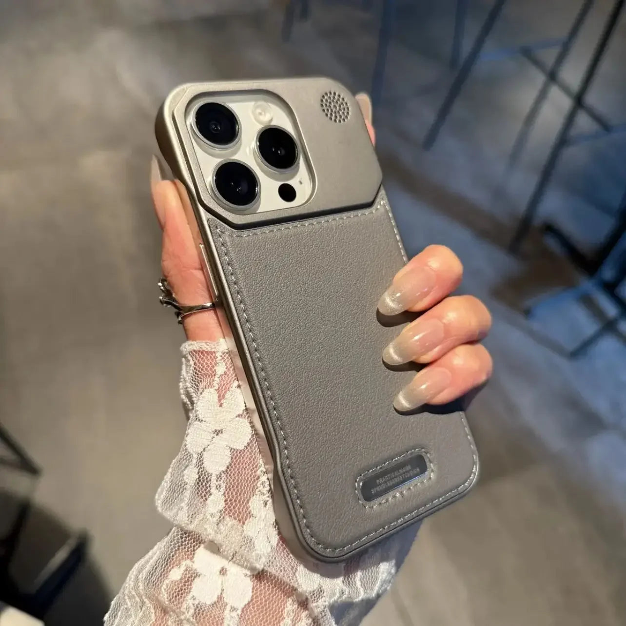 iPhone MagSafe Aromatherapy Leather Case