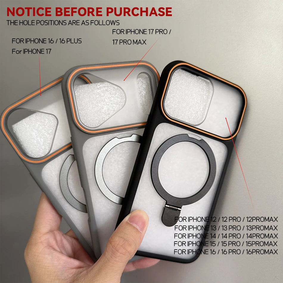 iPhone MagSafe Translucent Ring Case