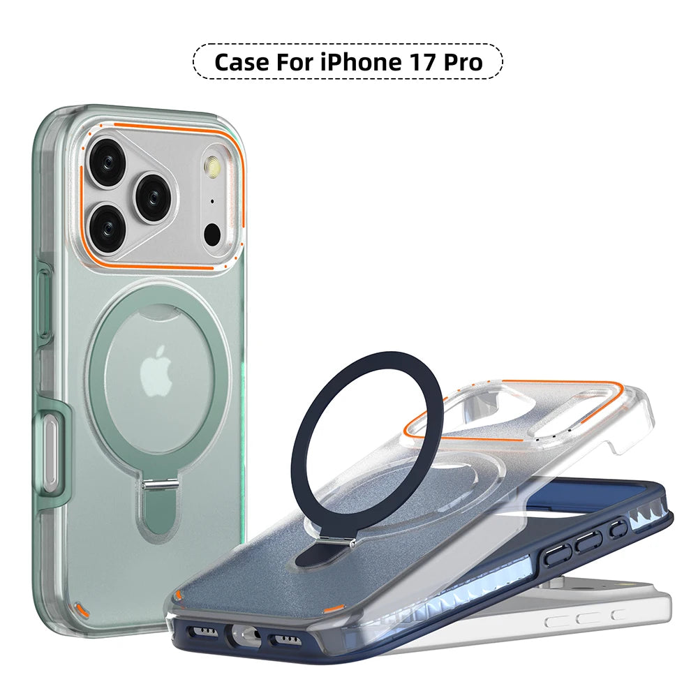 iPhone MagSafe Transparent Stand Case
