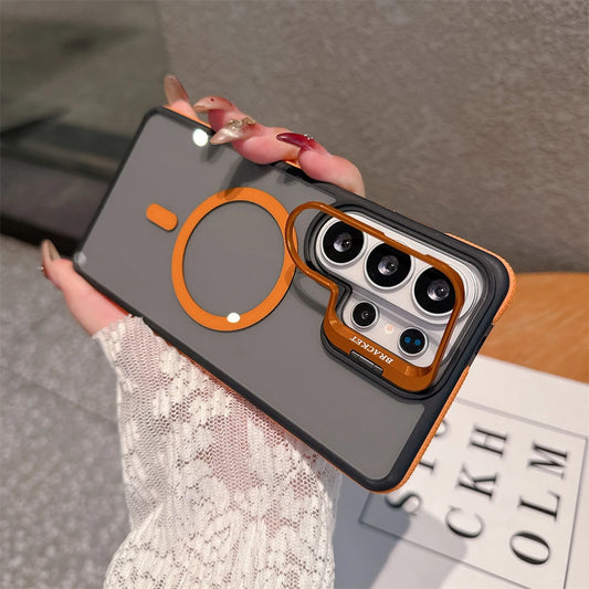 Galaxy MagSafe Metal Lens Stand Case