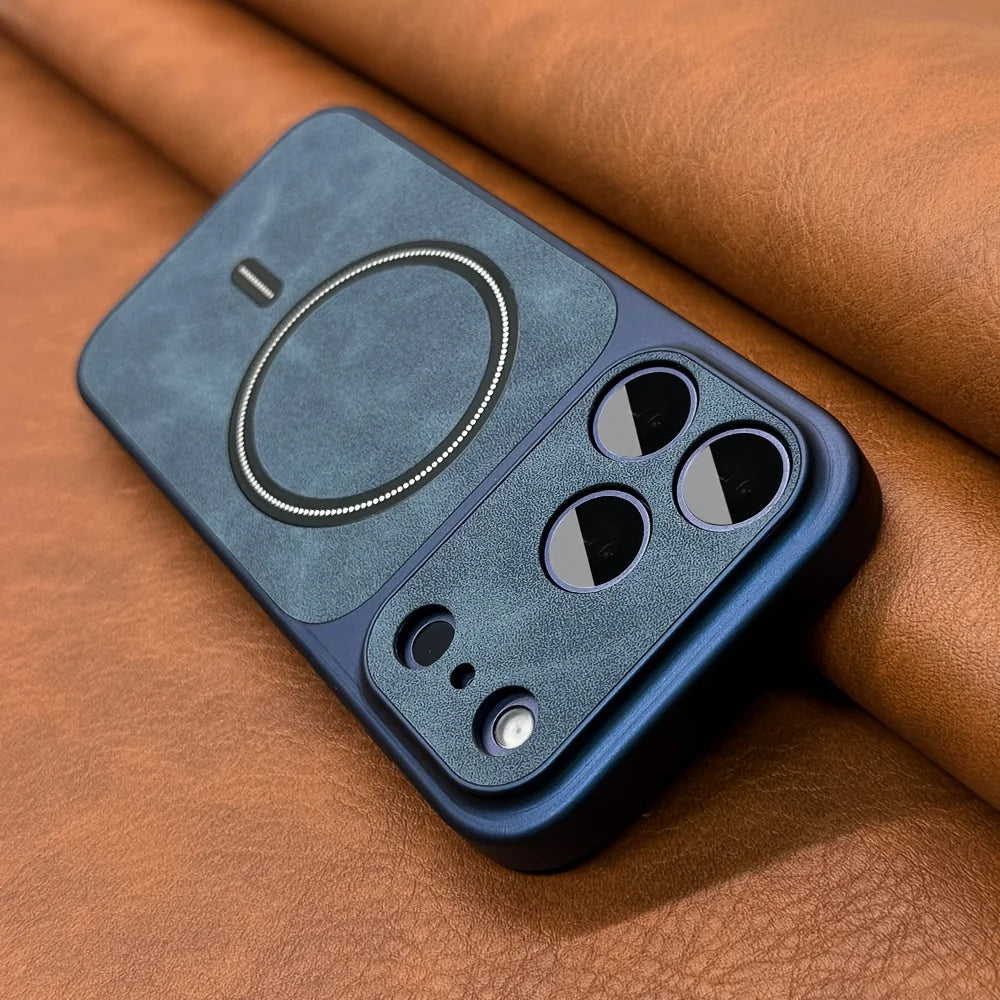 iPhone MagSafe Artificial Leather Case