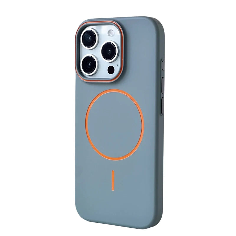 iPhone MagSafe Color-block Matte Case