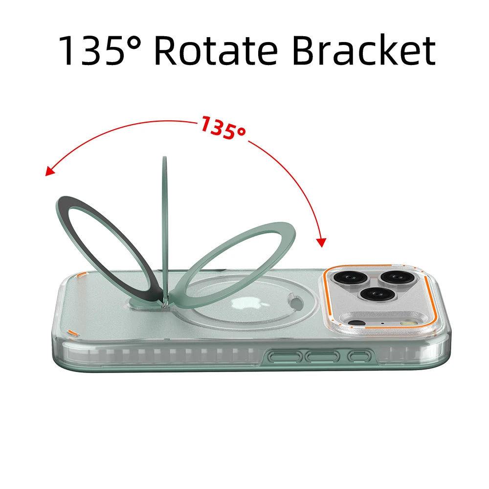 iPhone MagSafe Transparent Stand Case