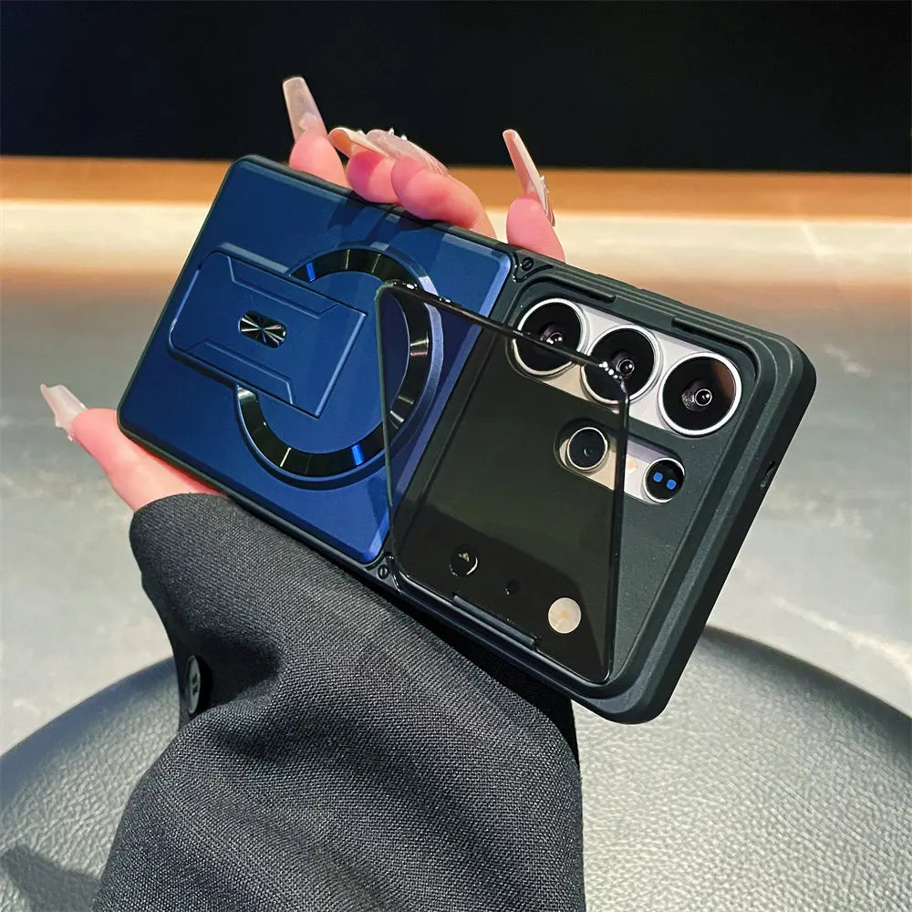 Galaxy Magnetic Invisible Kickstand Case