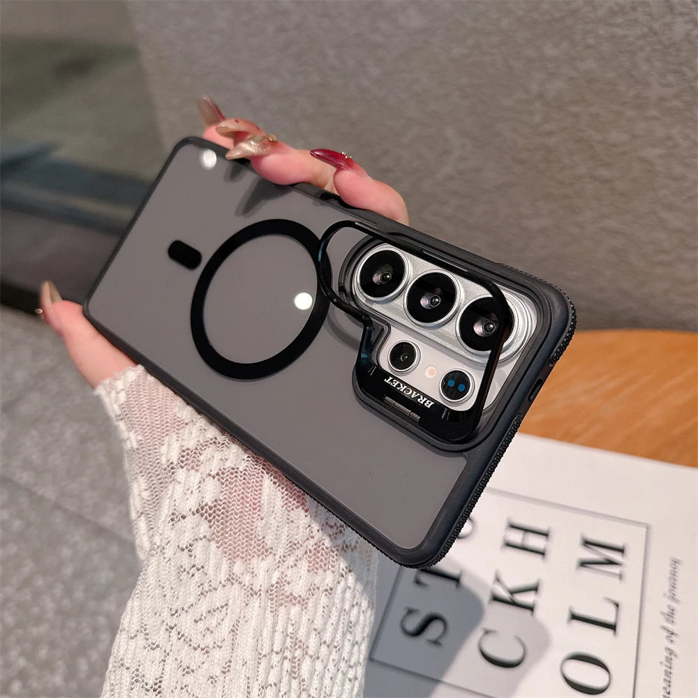 Galaxy MagSafe Metal Lens Stand Case