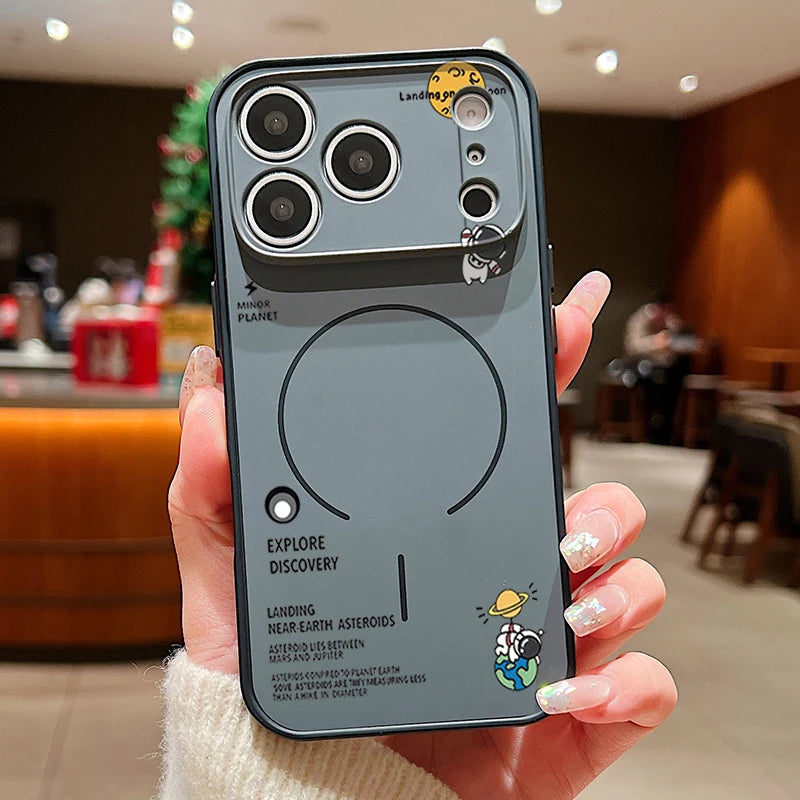 iPhone MagSafe Astronaut Pattern Case