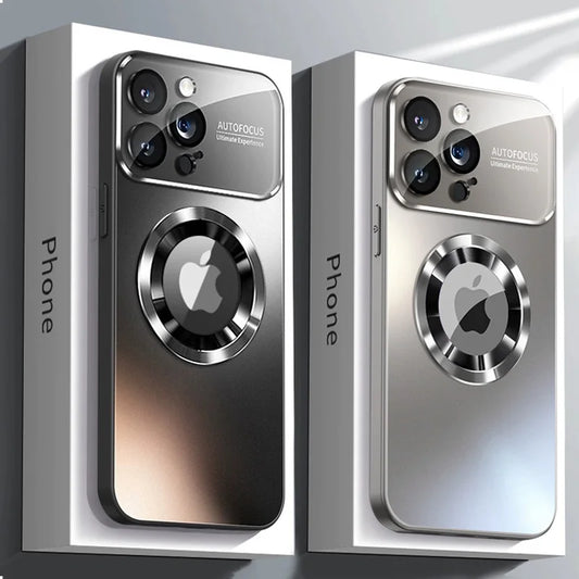 iPhone MagSafe Titanium Glass Lens Case