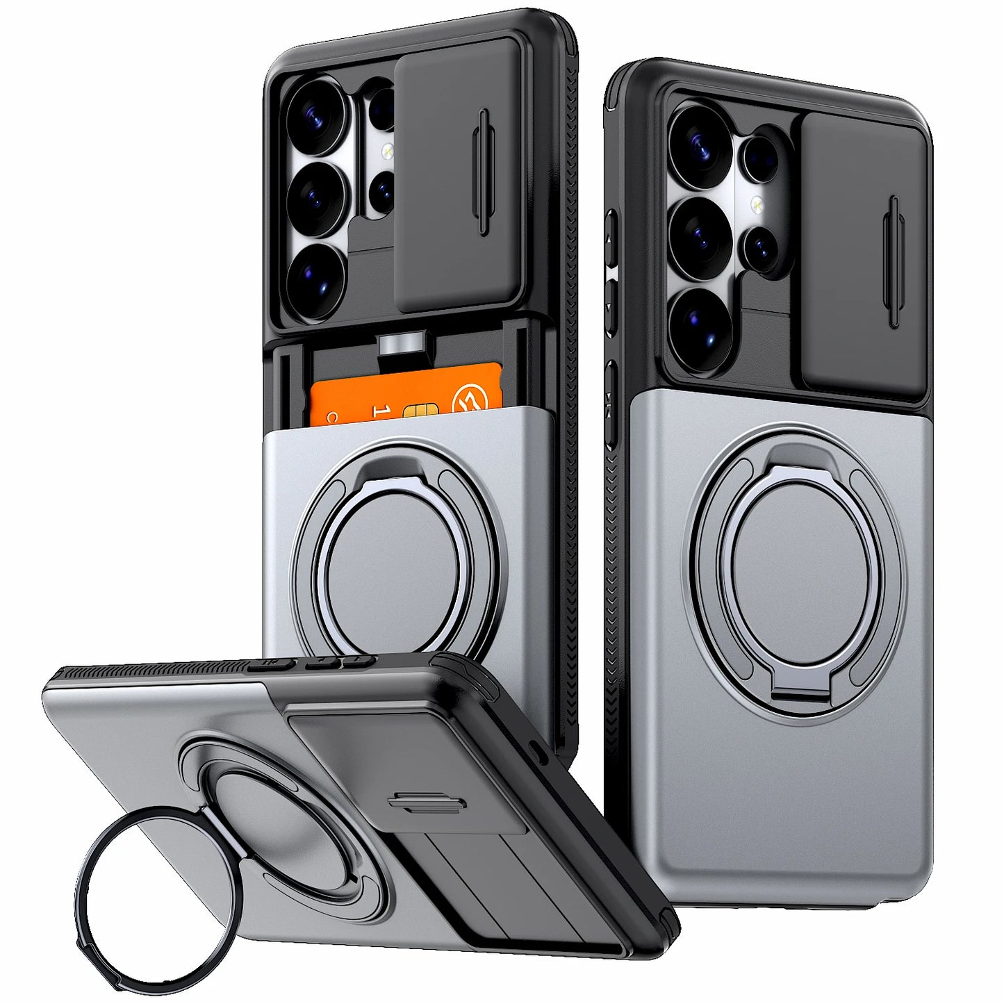 Galaxy Wallet Card Slot Stand Case
