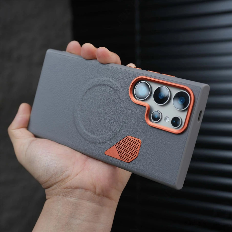 Galaxy MagSafe Business PU Leather Case