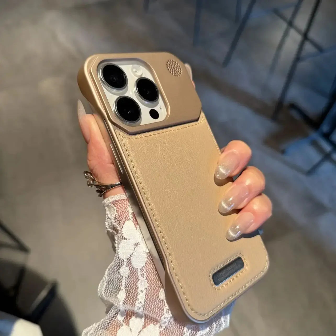 iPhone MagSafe Aromatherapy Leather Case