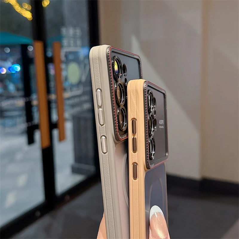 Galaxy MagSafe Translucent Metal Case