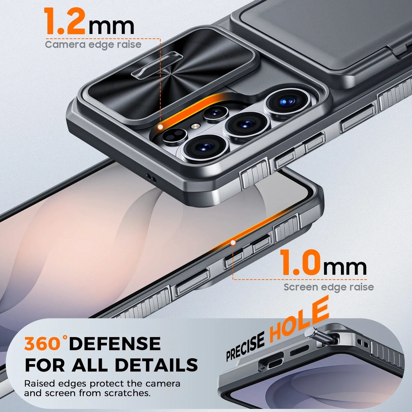 Galaxy Wallet Card Holder Kickstand Case