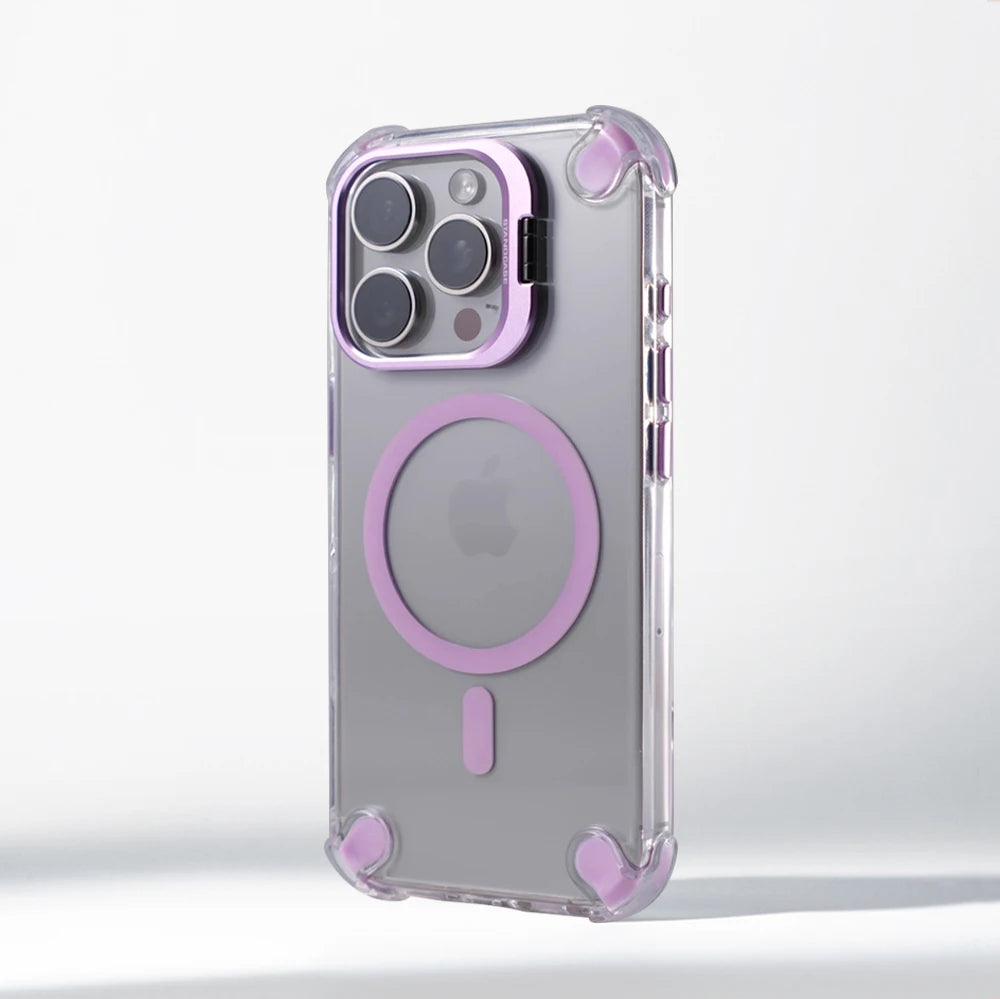 iPhone MagSafe Invisible Lens Stand Case