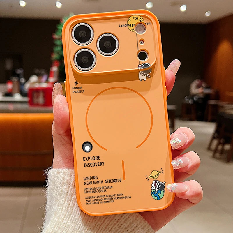iPhone MagSafe Astronaut Pattern Case