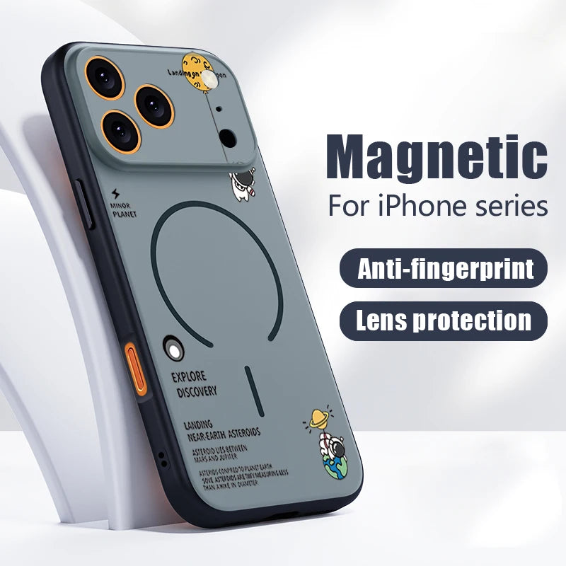 iPhone MagSafe Astronaut Pattern Case