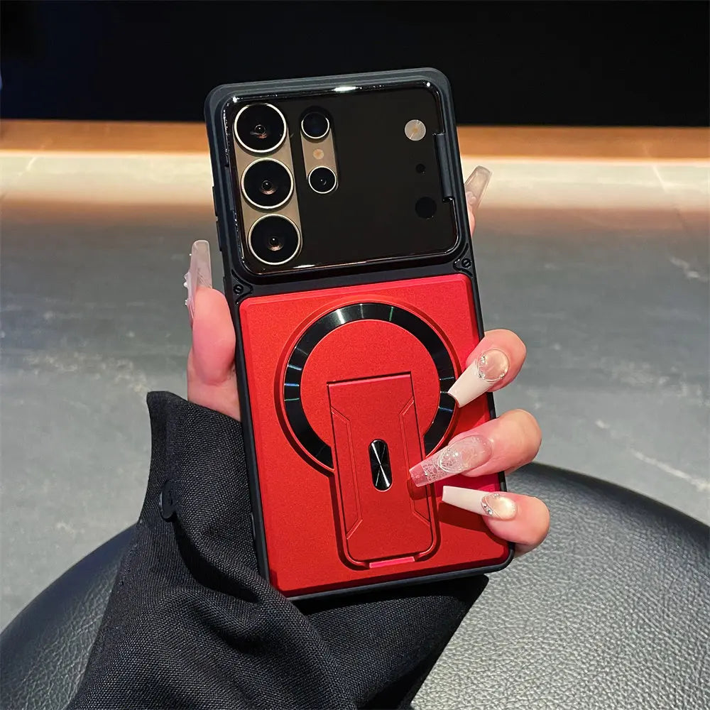 Galaxy Magnetic Invisible Kickstand Case