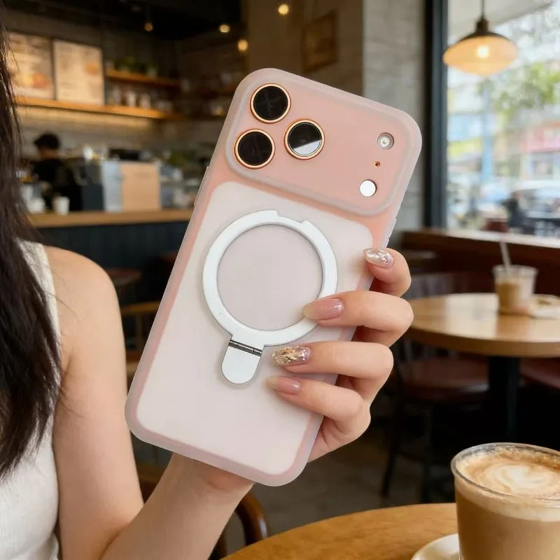 iPhone Magnetic Liquid Silicone Case