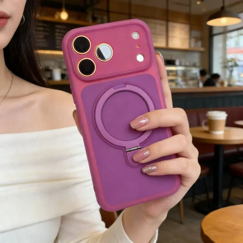 iPhone Magnetic Liquid Silicone Case