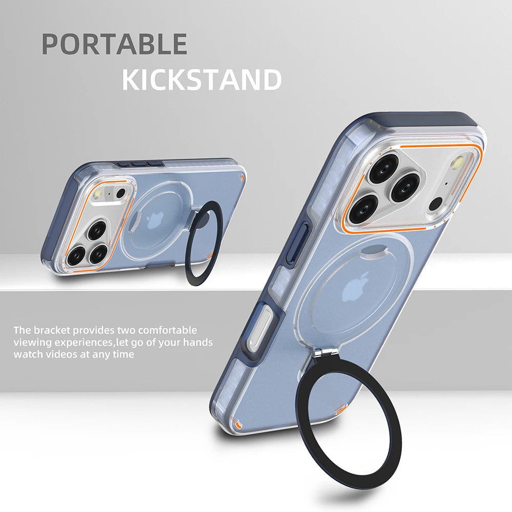 iPhone MagSafe Transparent Stand Case