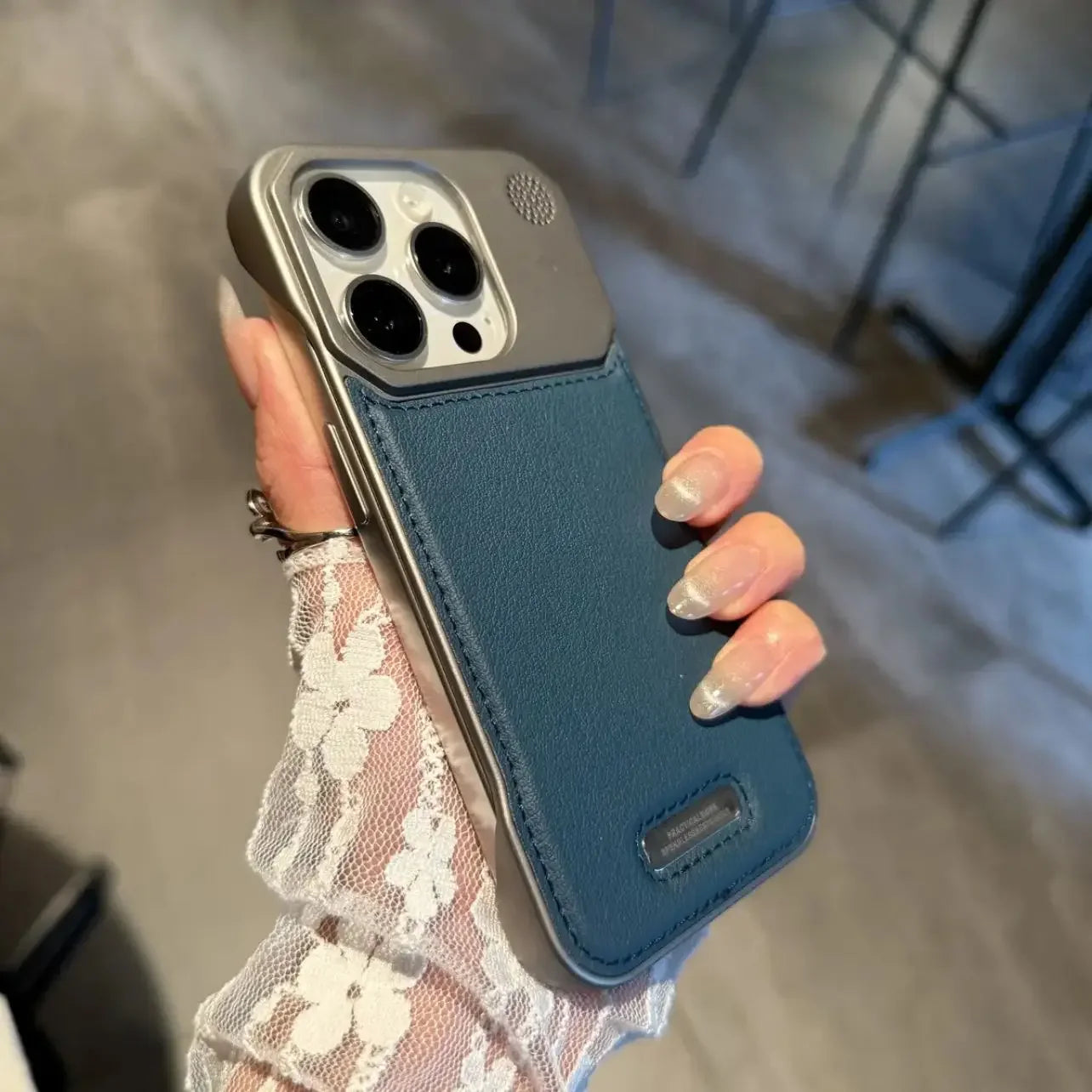 iPhone MagSafe Aromatherapy Leather Case