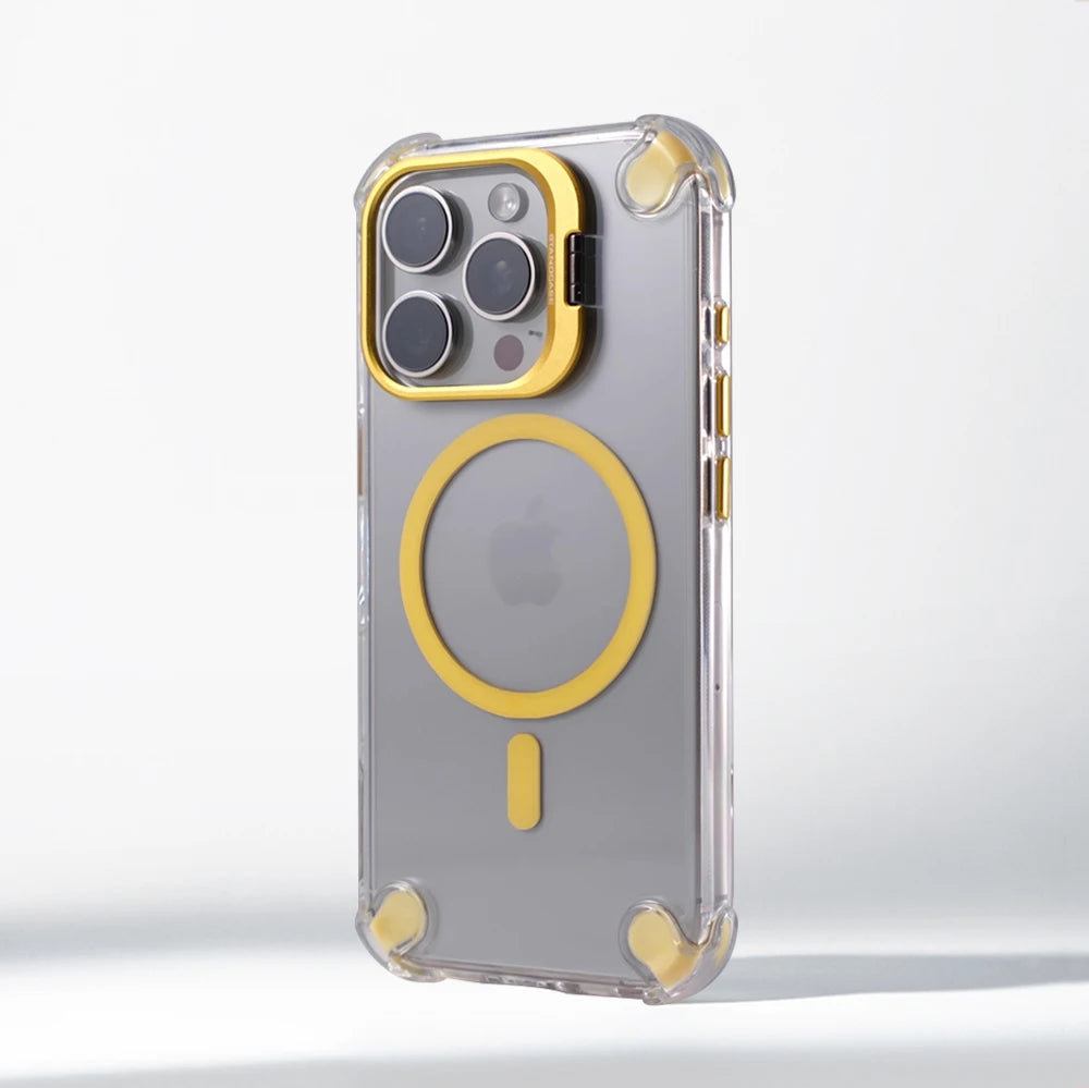 iPhone MagSafe Invisible Lens Stand Case