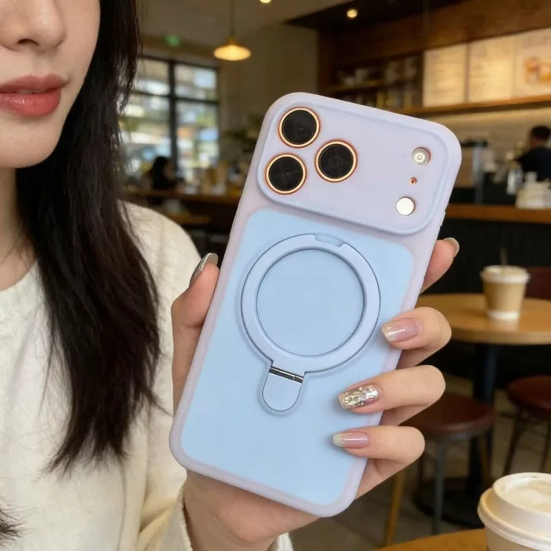 iPhone Magnetic Liquid Silicone Case