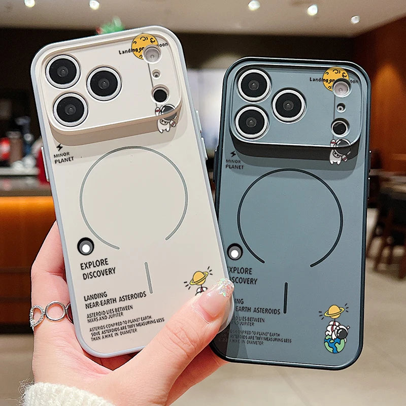 iPhone MagSafe Astronaut Pattern Case