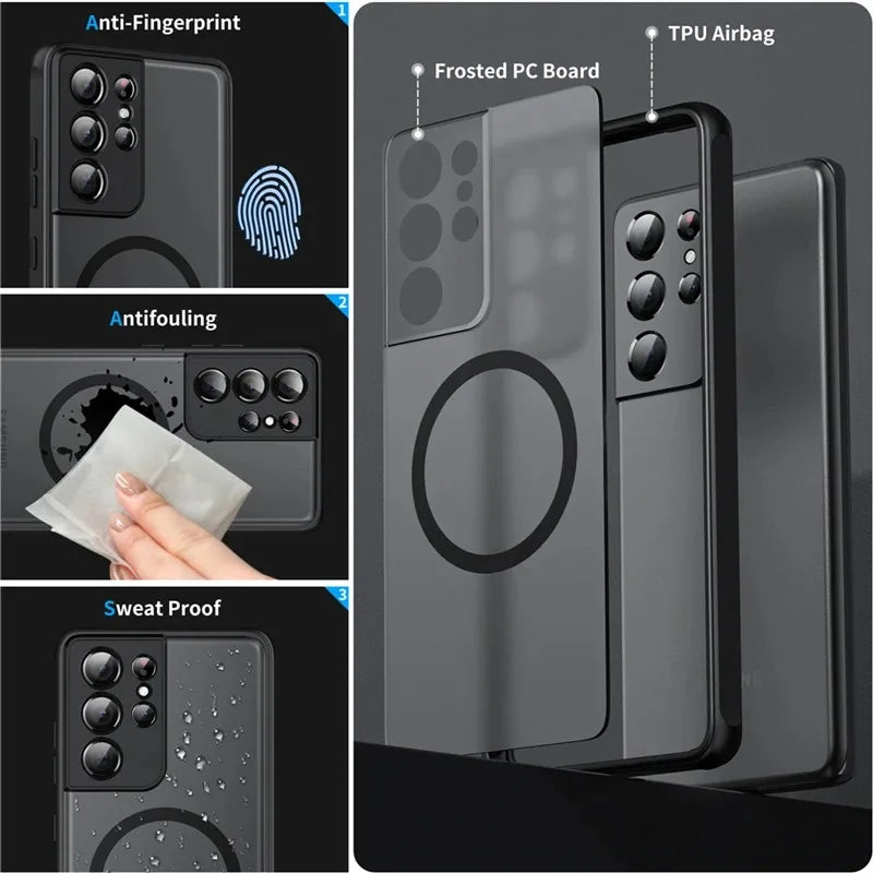 Samsung Magnetic Matte Anti-fall Case