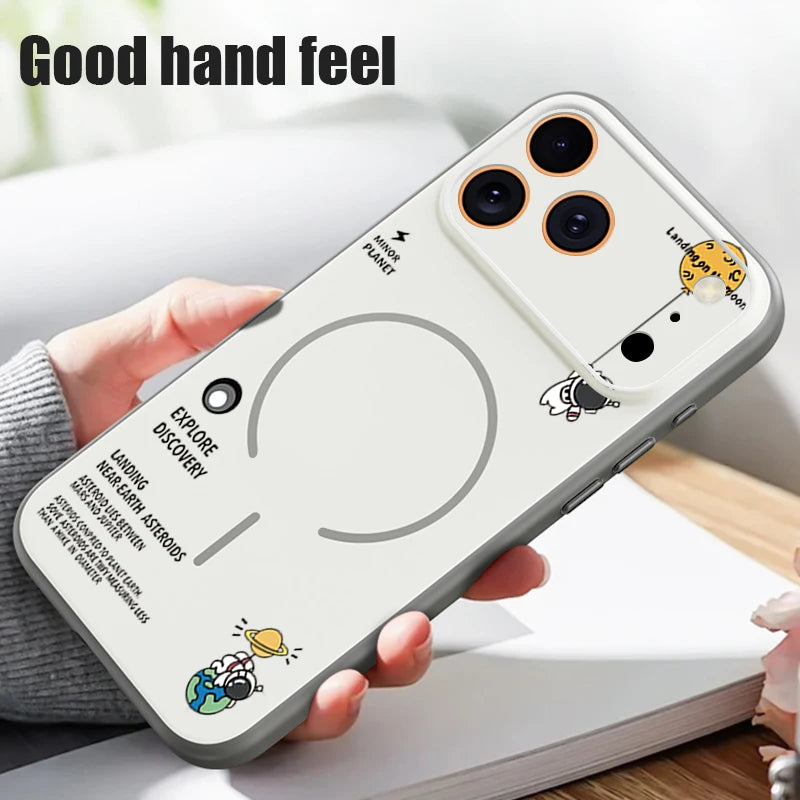 iPhone MagSafe Astronaut Pattern Case