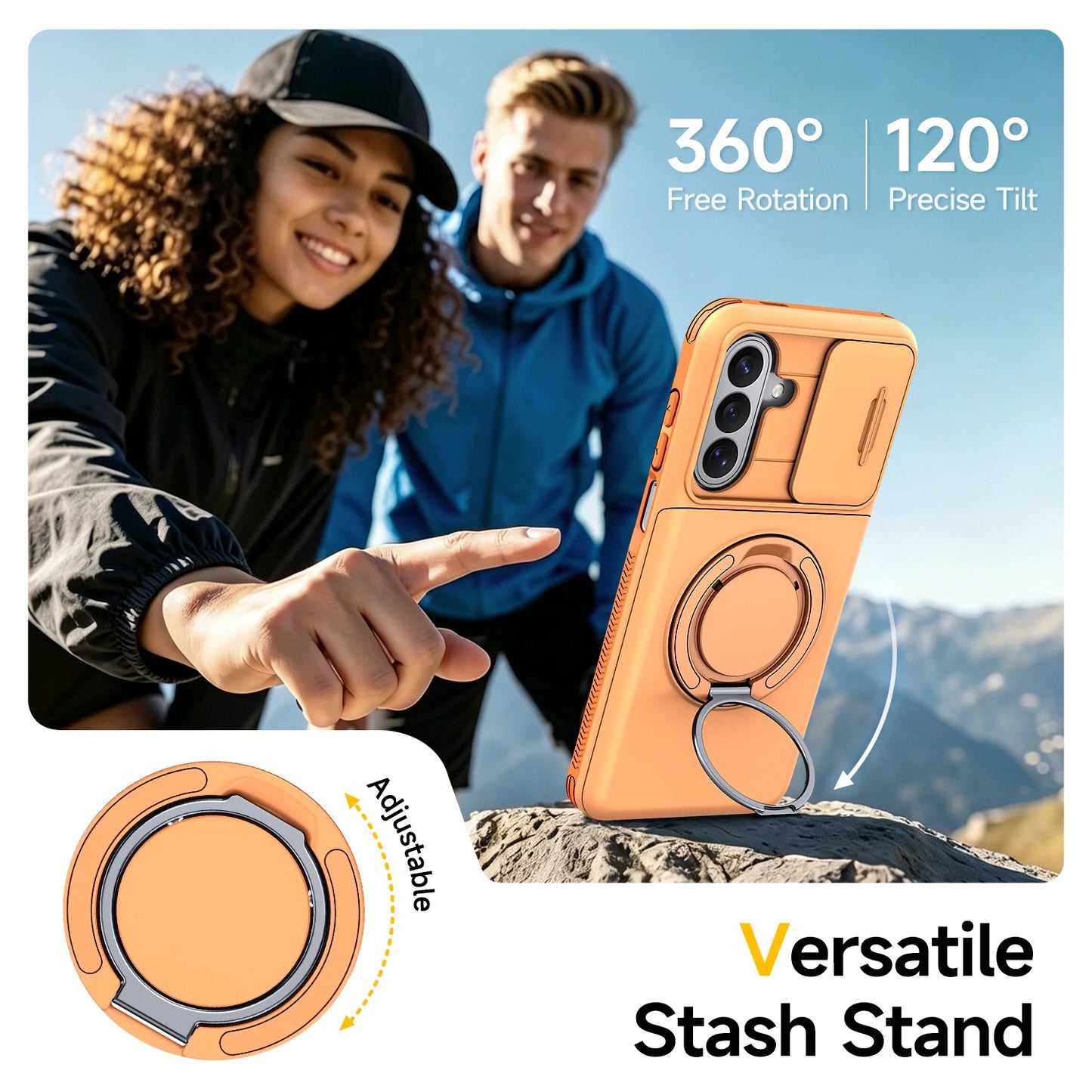 Galaxy Slide Camera Card Holder Case