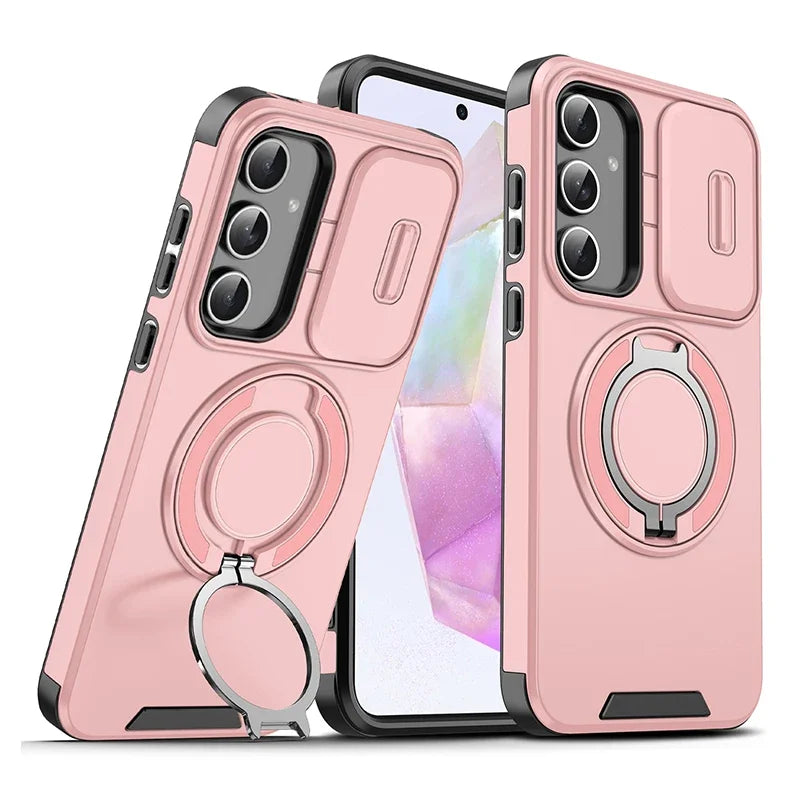 Galaxy Magnetic Armor Slide Camera Case