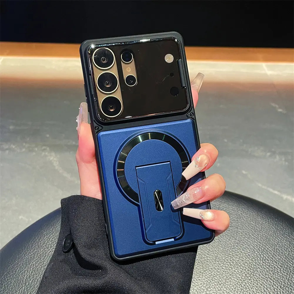 Galaxy Magnetic Invisible Kickstand Case
