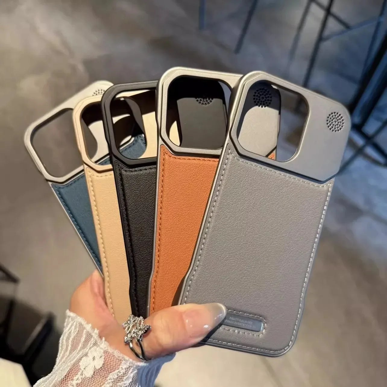 iPhone MagSafe Aromatherapy Leather Case