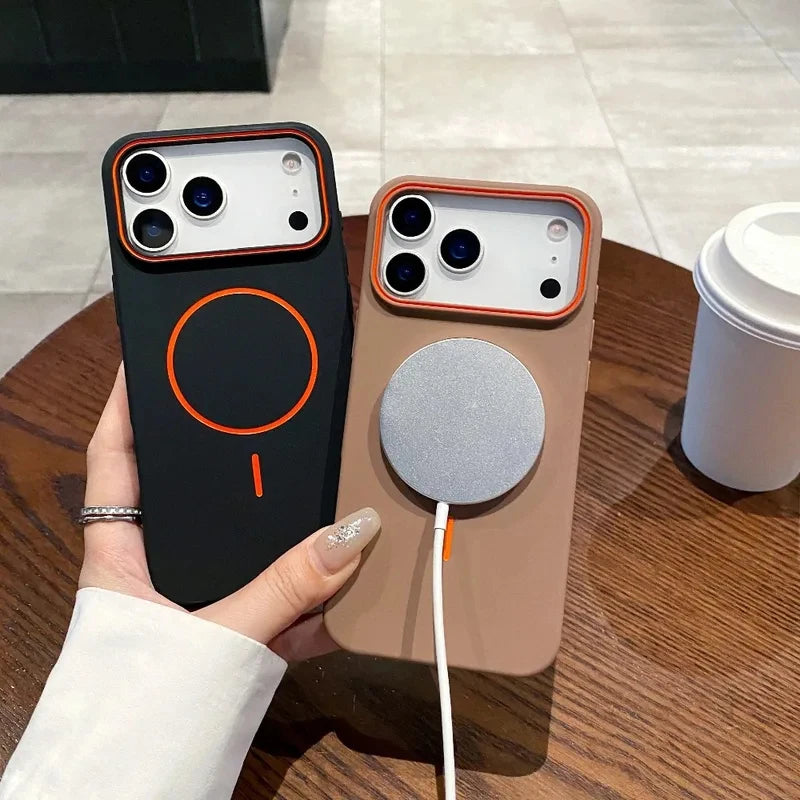 Luxury iPhone MagSafe Magnetic Soft Case